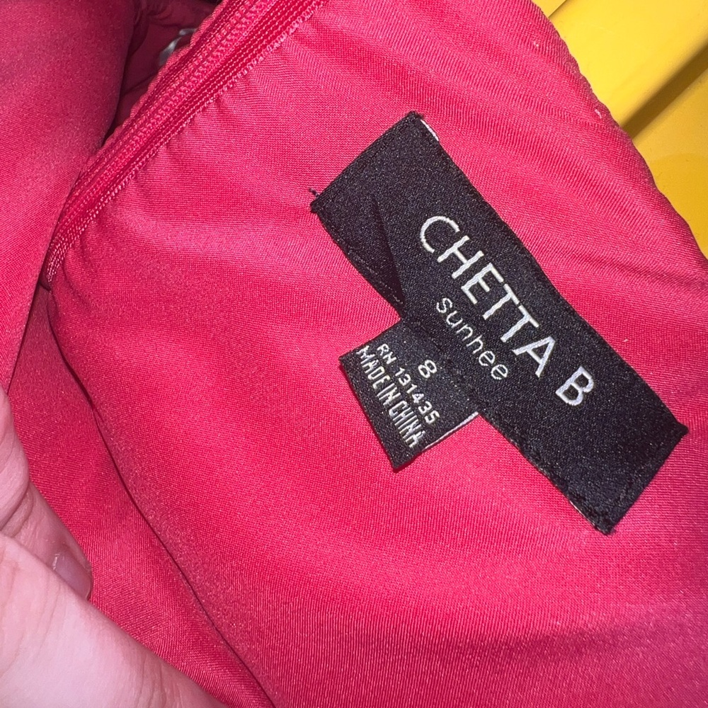 Chetta Bee Sunhee dark pink sleeveless dress size 8 - Picture 12 of 12